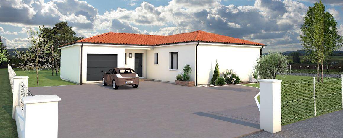 Programme terrain + maison à Lavergne en Lot (46) de 98 m² à vendre au prix de 221800€