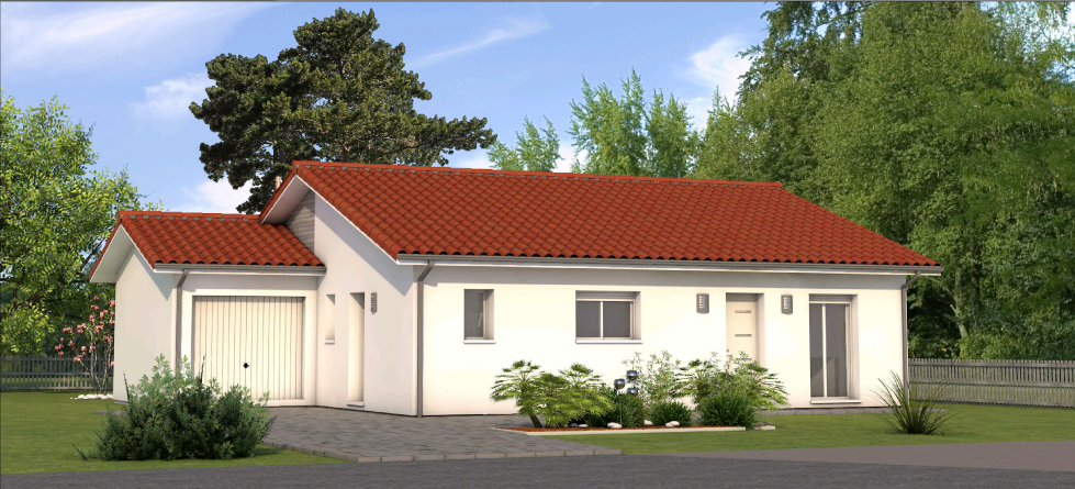 Programme terrain + maison à Saint-Jean-de-Marsacq en Landes (40) de 108 m² à vendre au prix de 280000€ - 1