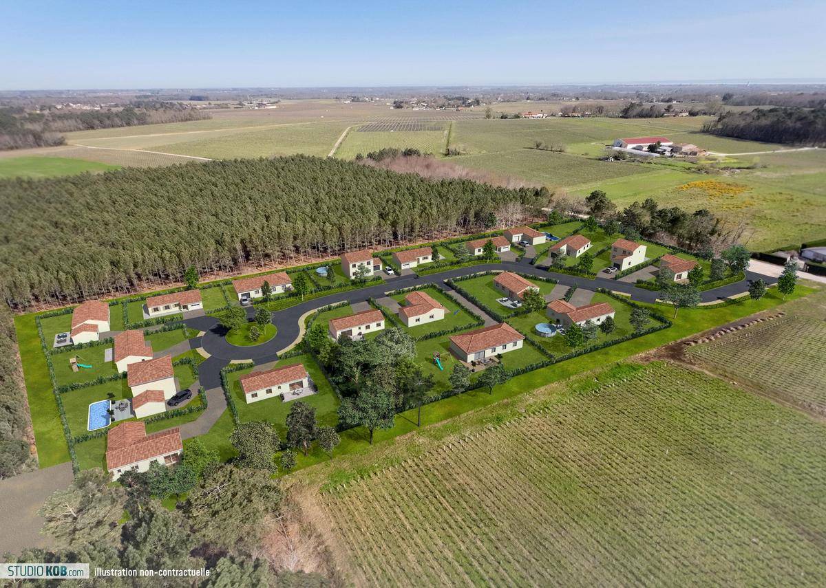 Terrain seul à Cissac-Médoc en Gironde (33) de 1341 m² à vendre au prix de 109000€
