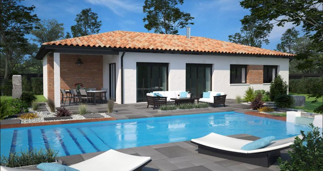 Programme terrain + maison à Magescq en Landes (40) de 86 m² à vendre au prix de 349000€ - 1