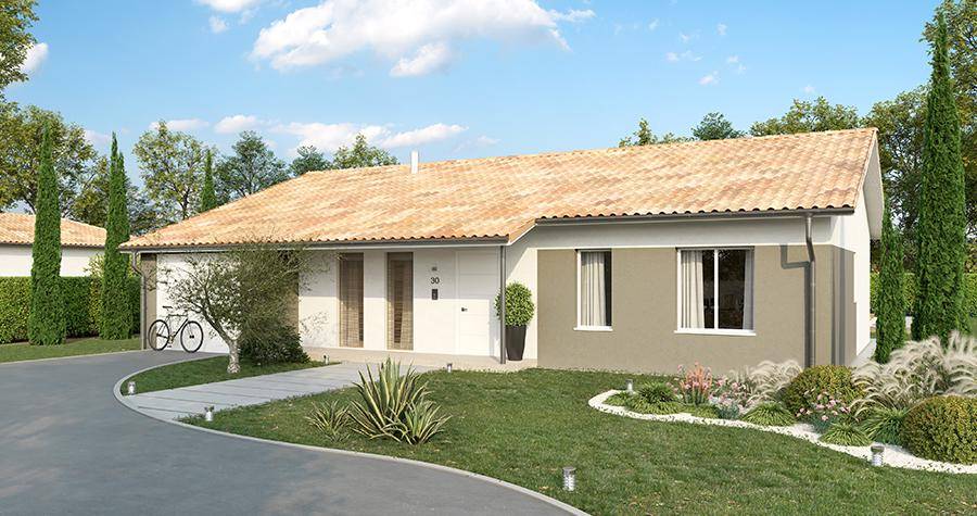 Programme terrain + maison à Bas-Mauco en Landes (40) de 110 m² à vendre au prix de 259000€ - 1