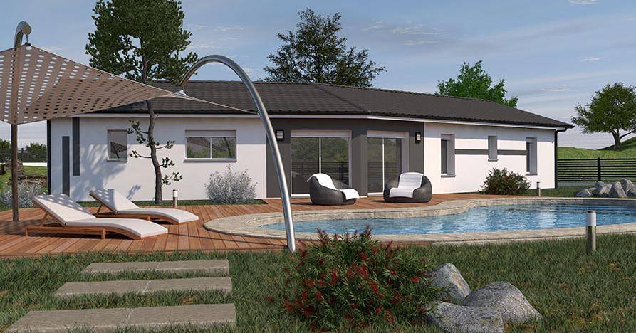 Programme terrain + maison à Moirax en Lot-et-Garonne (47) de 100 m² à vendre au prix de 268500€ - 2