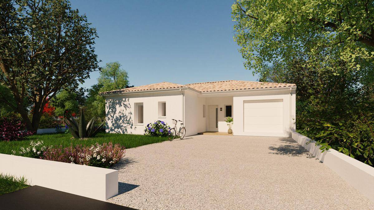 Programme terrain + maison à Pessac en Gironde (33) de 100 m² à vendre au prix de 459353€ - 1