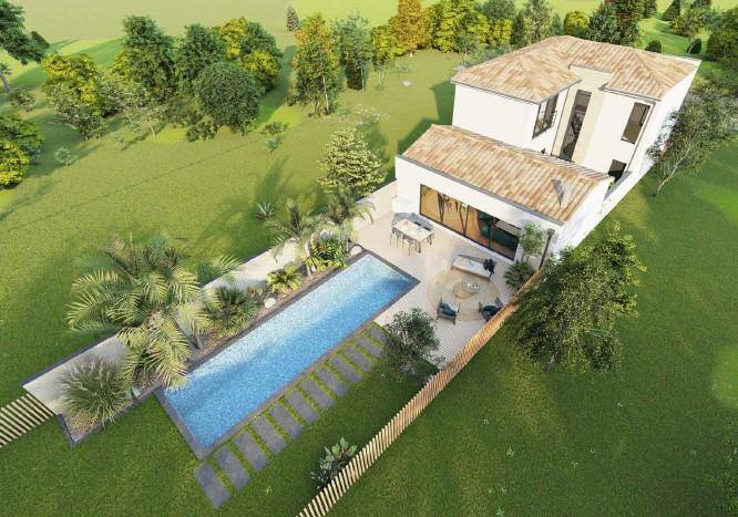 Programme terrain + maison à Pessac en Gironde (33) de 142 m² à vendre au prix de 649000€ - 2