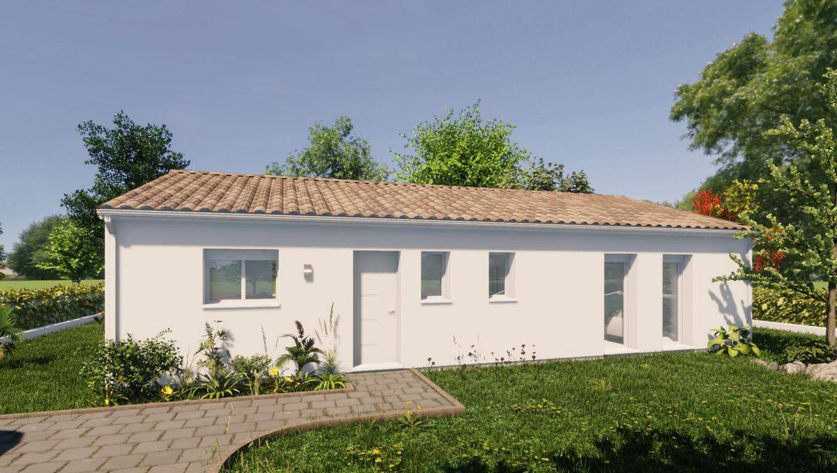 Programme terrain + maison à Gamarde-les-Bains en Landes (40) de 100 m² à vendre au prix de 225000€ - 2