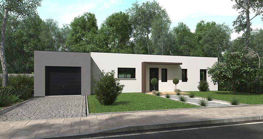 Programme terrain + maison à Romegoux en Charente-Maritime (17) de 100 m² à vendre au prix de 265000€ - 1