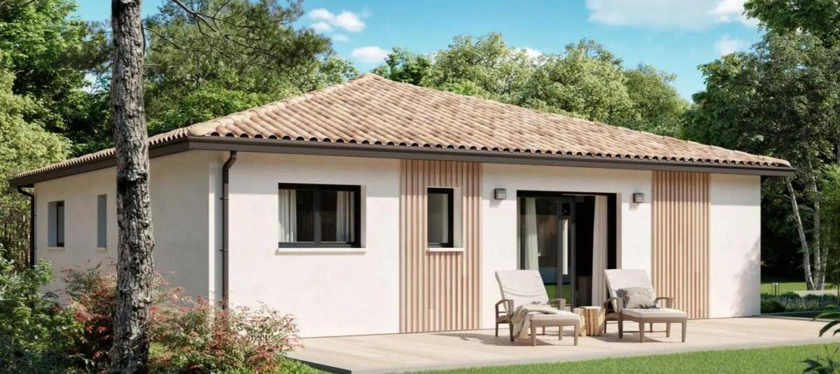 Programme terrain + maison à Villenave-d'Ornon en Gironde (33) de 100 m² à vendre au prix de 398708€ - 1