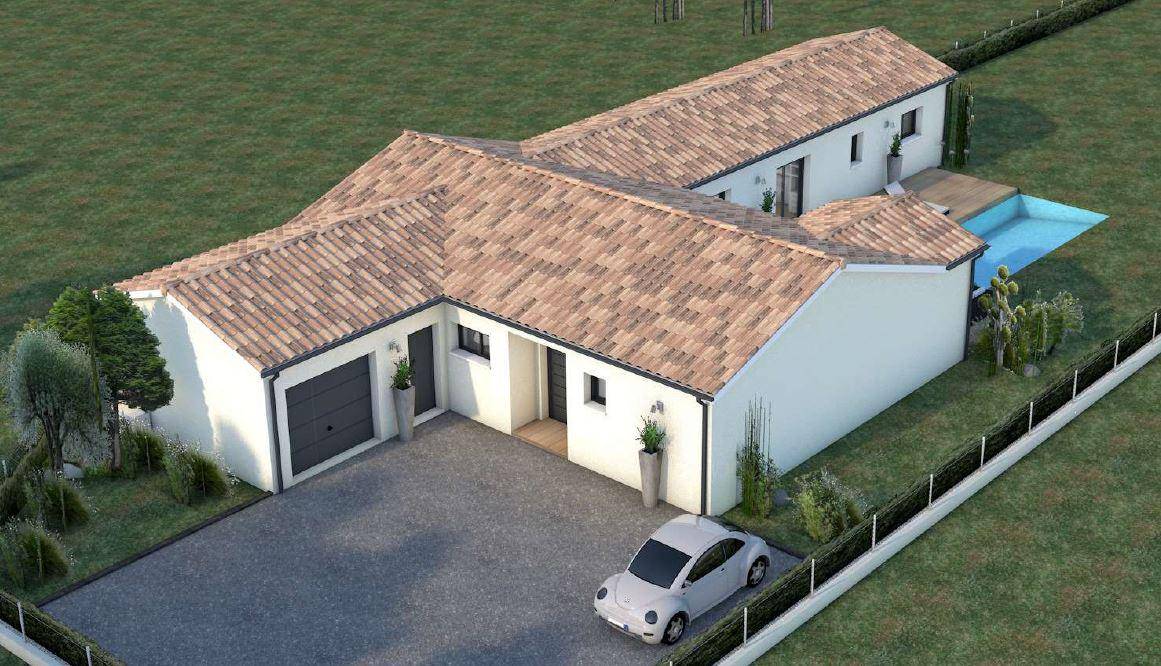 Programme terrain + maison à Chaniers en Charente-Maritime (17) de 145 m² à vendre au prix de 485870€ - 1
