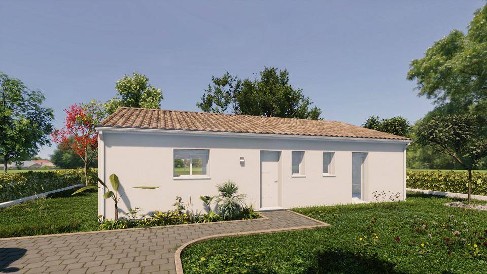 Programme terrain + maison à Hagetmau en Landes (40) de 80 m² à vendre au prix de 170000€