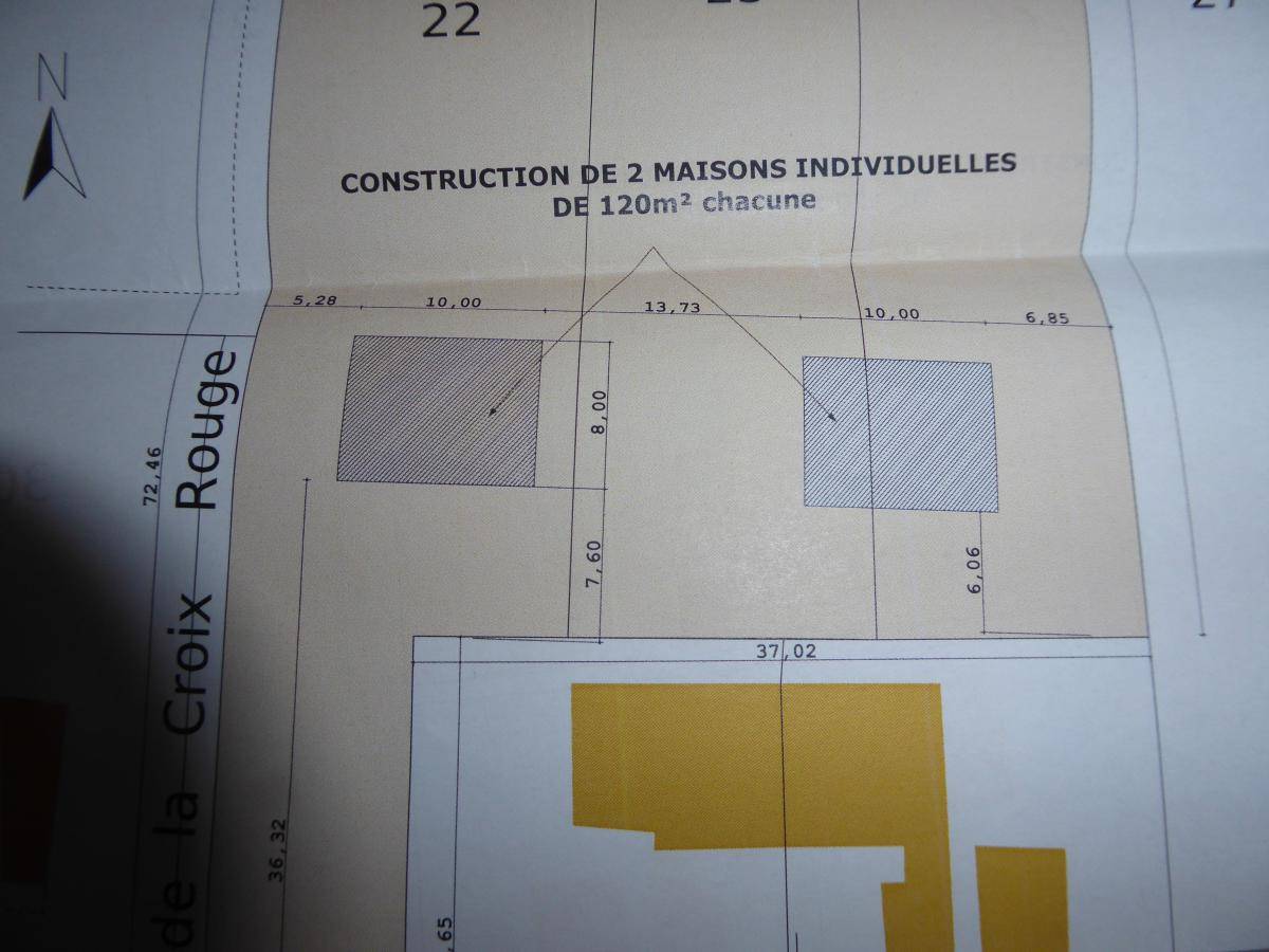 Terrain seul à Crouy-sur-Ourcq en Seine-et-Marne (77) de 4073 m² à vendre au prix de 79000€ - 1