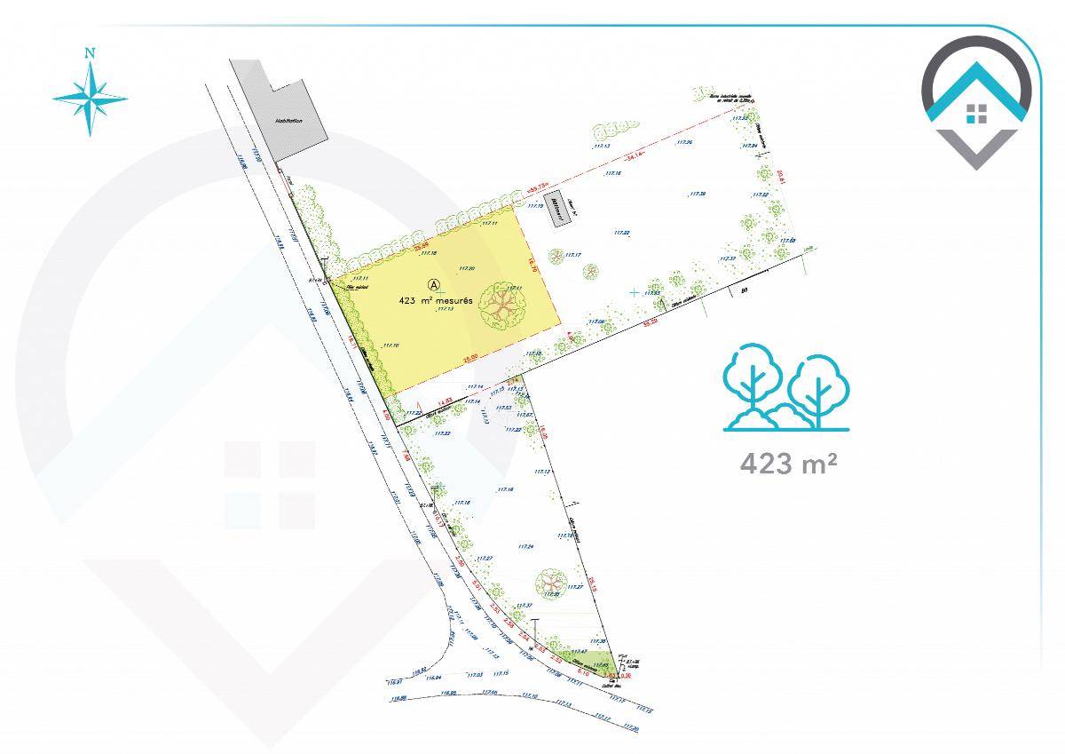 Terrain seul à Souppes-sur-Loing en Seine-et-Marne (77) de 423 m² à vendre au prix de 45000€ - 4