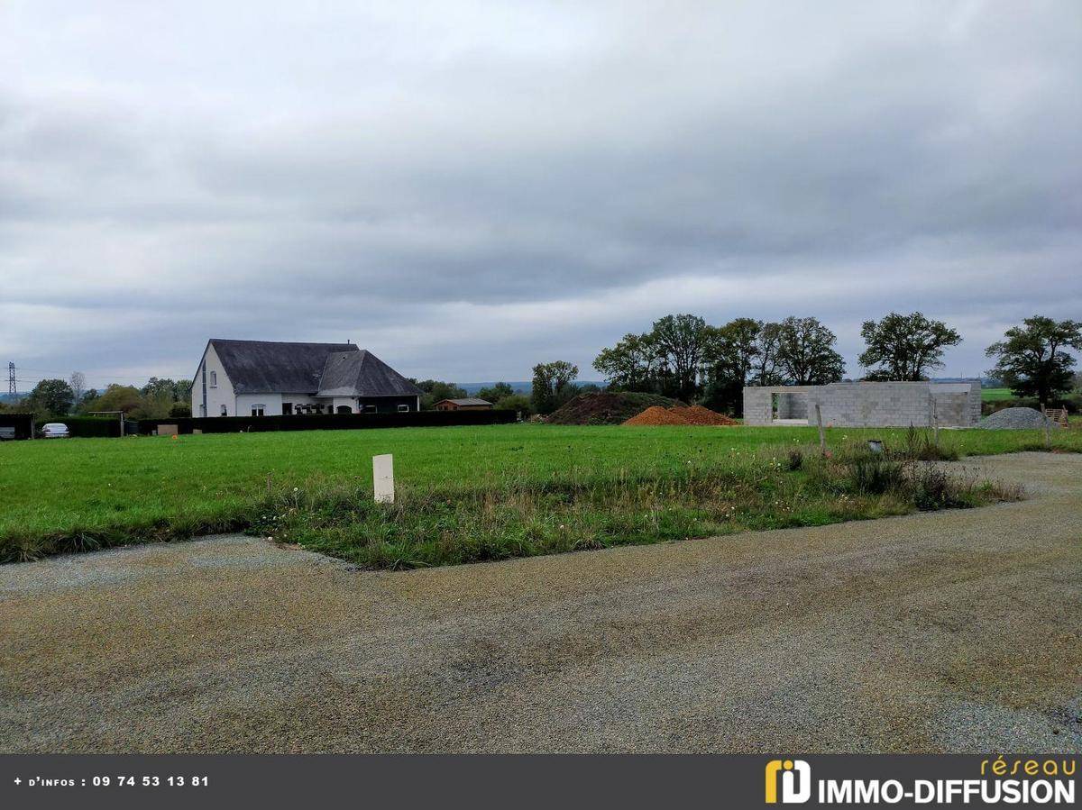 Terrain seul à Commer en Mayenne (53) de 1071 m² à vendre au prix de 60511€