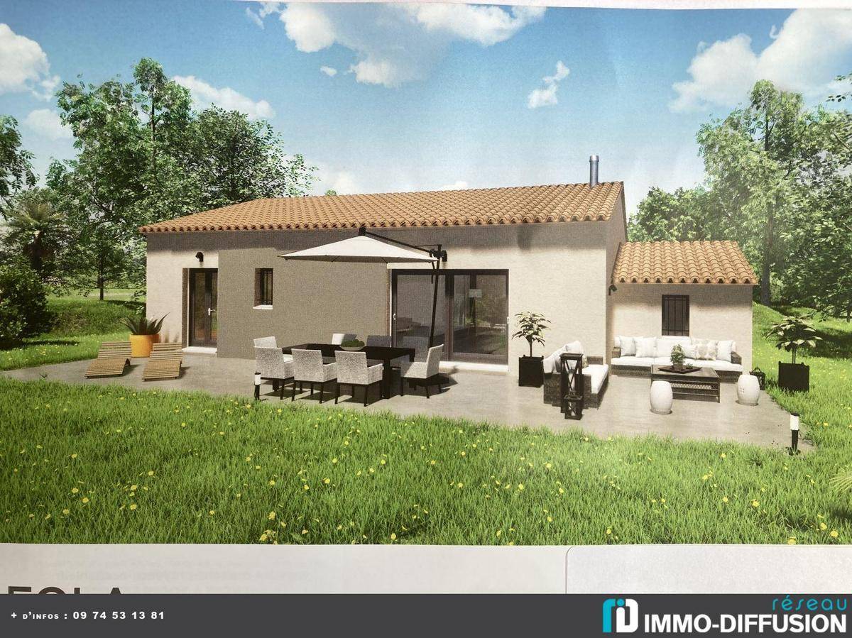 Terrain seul à Ginestas en Aude (11) de 405 m² à vendre au prix de 79000€ - 1