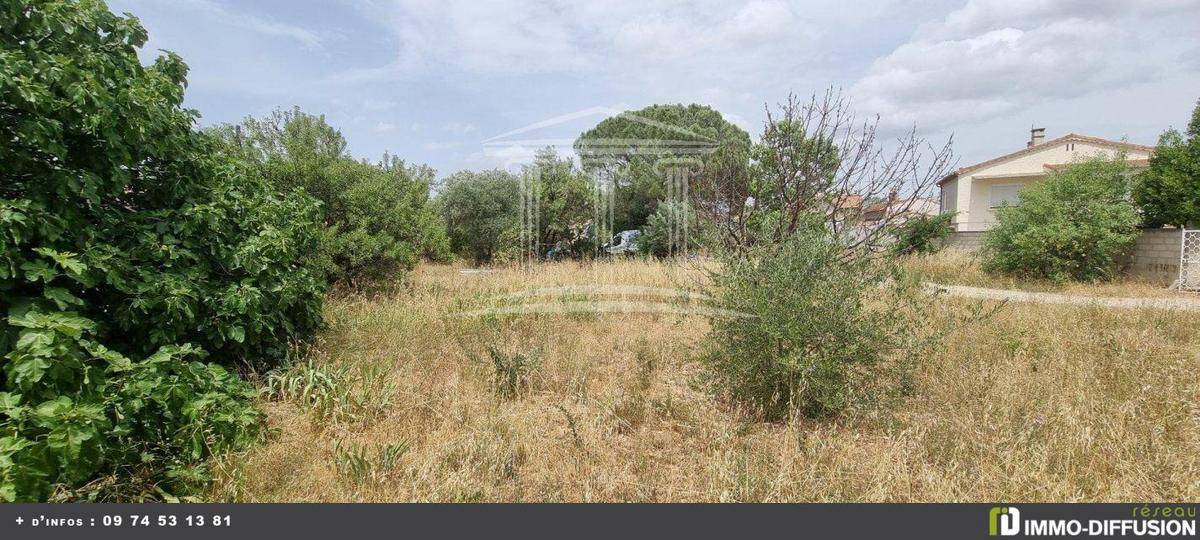 Terrain seul à Sorgues en Vaucluse (84) de 375 m² à vendre au prix de 138000€