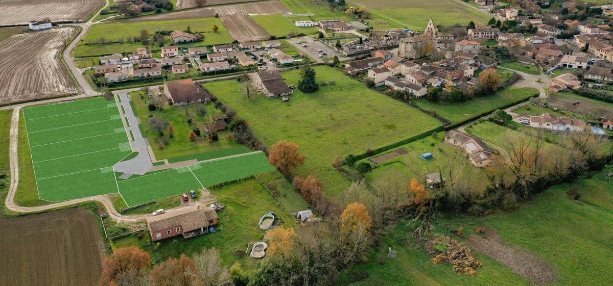 Terrain seul à Le Burgaud en Haute-Garonne (31) de 808 m² à vendre au prix de 76000€ - 2