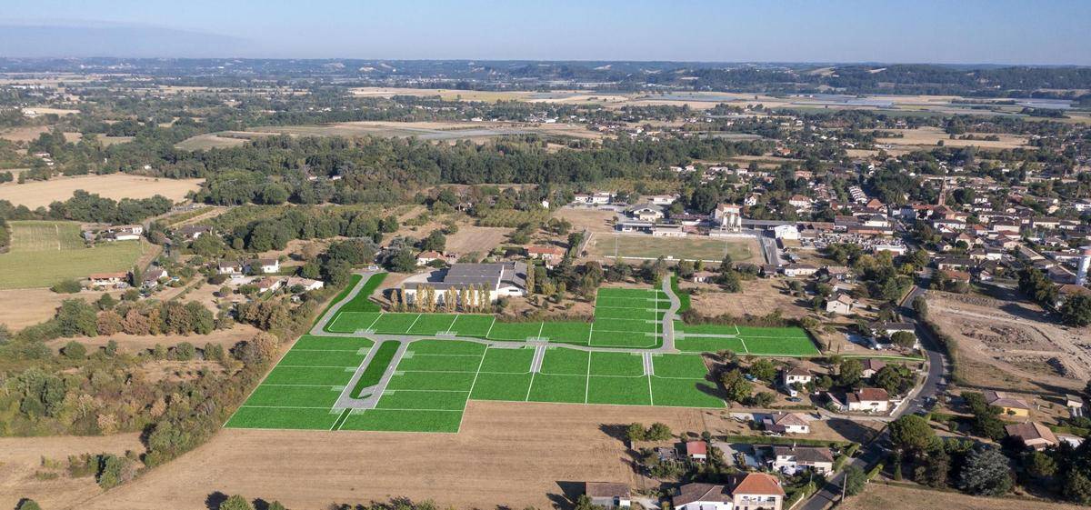 Terrain seul à Meauzac en Tarn-et-Garonne (82) de 682 m² à vendre au prix de 44000€ - 2