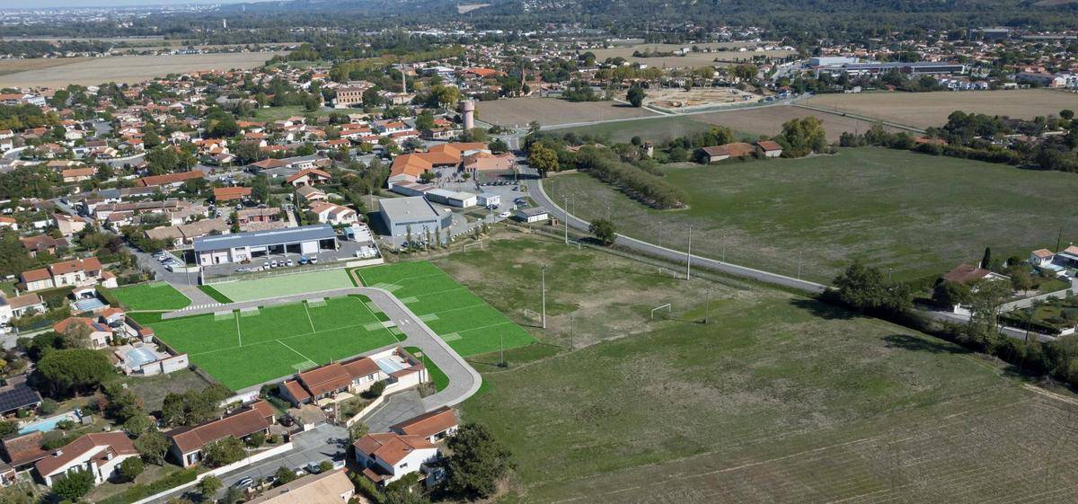 Terrain seul à Pins-Justaret en Haute-Garonne (31) de 445 m² à vendre au prix de 129000€ - 2