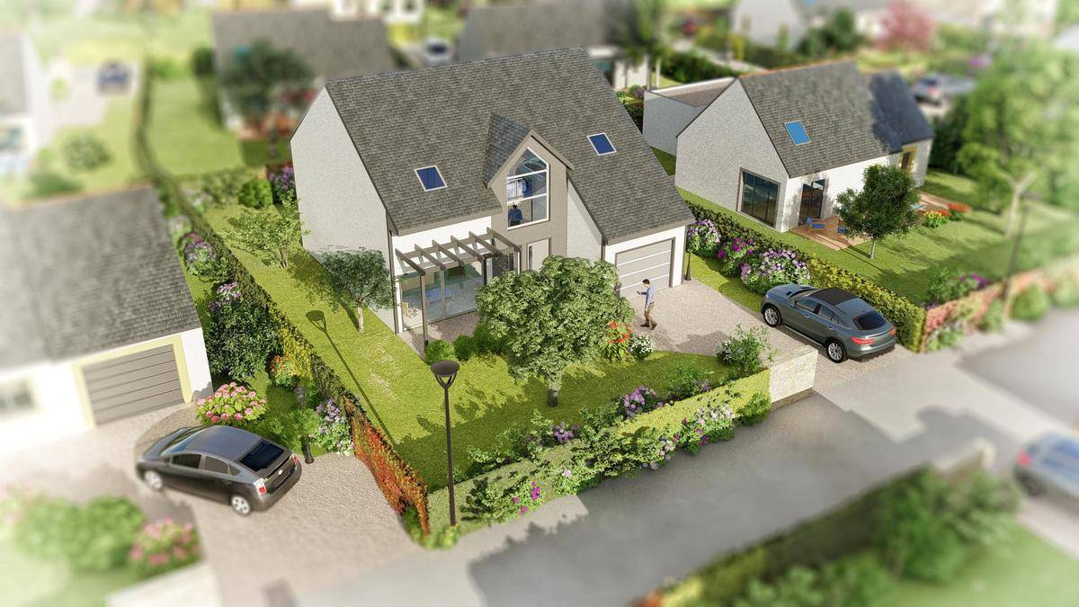 Terrain seul à Pencran en Finistère (29) de 320 m² à vendre au prix de 46000€ - 2