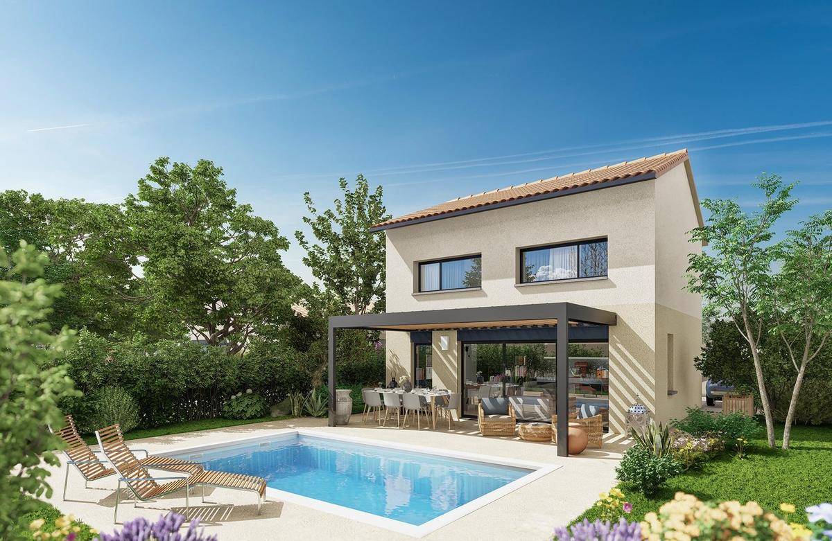 Terrain seul à Monteux en Vaucluse (84) de 250 m² à vendre au prix de 107900€ - 1