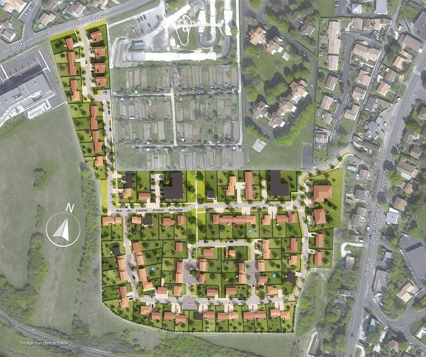 Terrain seul à Saintes en Charente-Maritime (17) de 381 m² à vendre au prix de 37900€ - 3