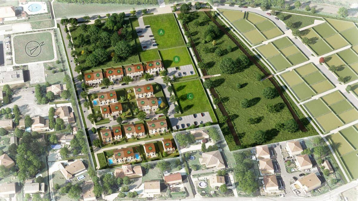 Terrain seul à Tullins en Isère (38) de 228 m² à vendre au prix de 73500€ - 1