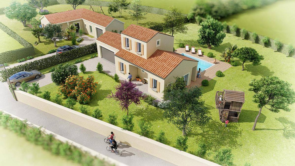 Terrain seul à Castelnou en Pyrénées-Orientales (66) de 1383 m² à vendre au prix de 230000€ - 3