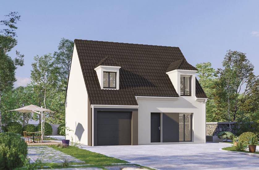Programme terrain + maison à Montlhéry en Essonne (91) de 350 m² à vendre au prix de 312000€ - 1