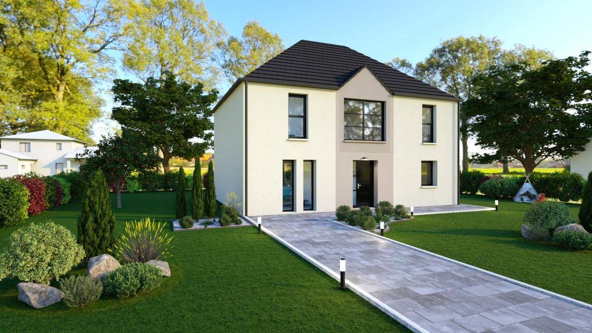 Programme terrain + maison à Cagny en Somme (80) de 145 m² à vendre au prix de 339988€ - 2