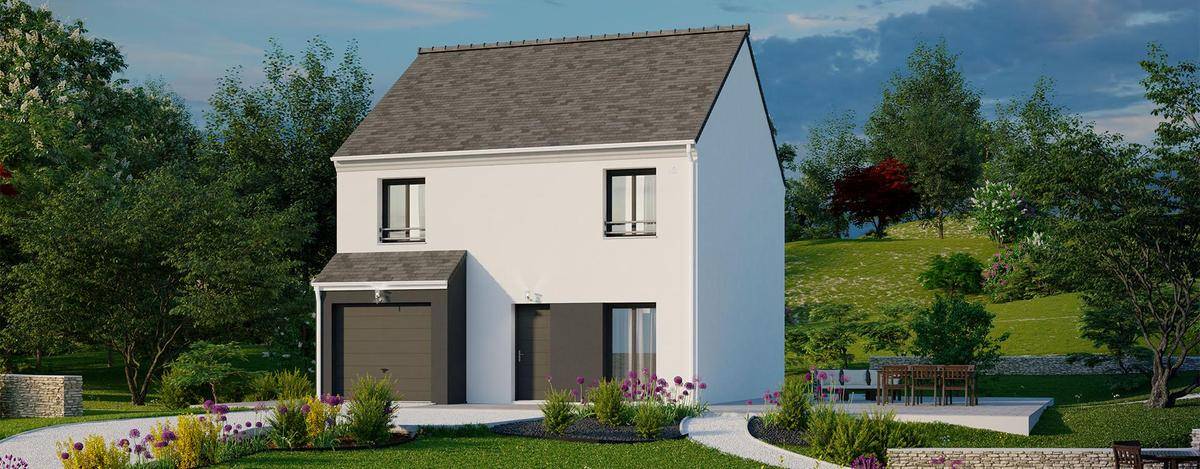 Programme terrain + maison à Houdan en Yvelines (78) de 250 m² à vendre au prix de 291900€ - 1