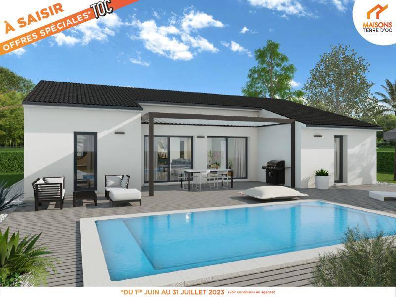 Programme terrain + maison à Saint-Paul-Cap-de-Joux en Tarn (81) de 900 m² à vendre au prix de 179600€ - 1