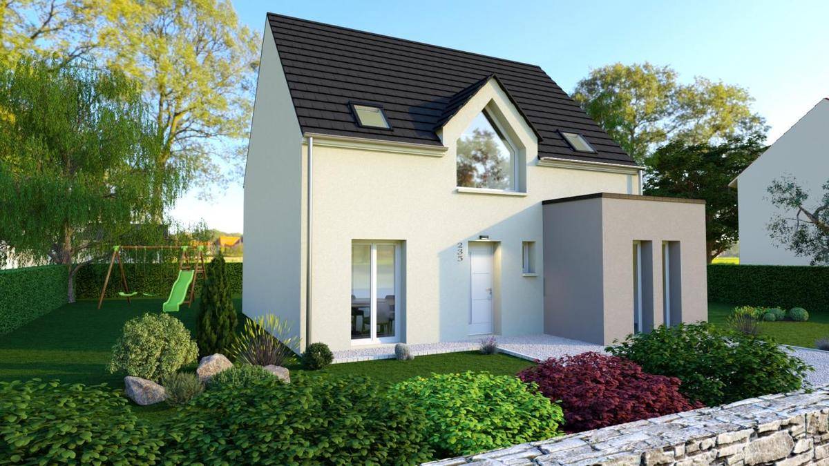 Programme terrain + maison à Luzarches en Val-d'Oise (95) de 356 m² à vendre au prix de 377560€ - 1