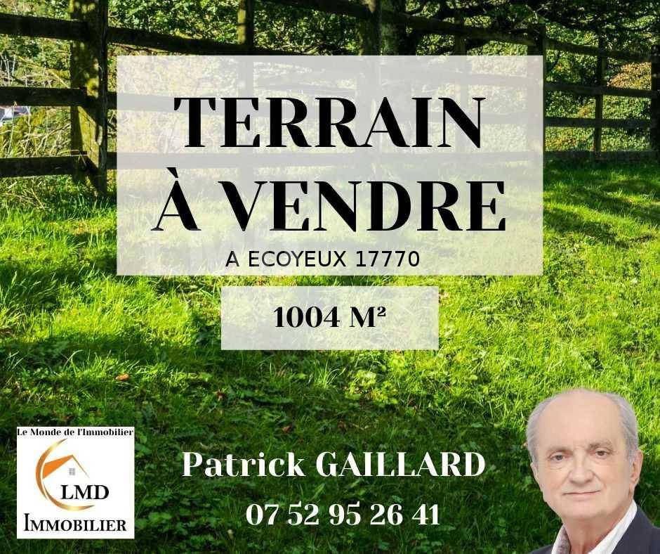 Terrain seul à Écoyeux en Charente-Maritime (17) de 1004 m² à vendre au prix de 38640€