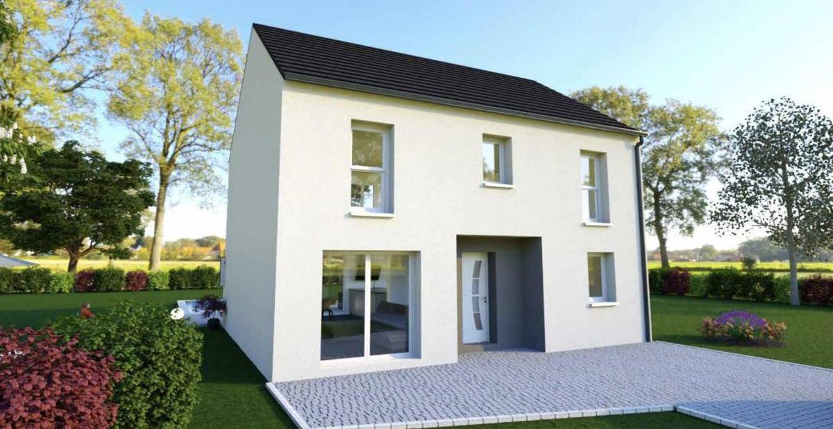 Programme terrain + maison à Crouy-sur-Ourcq en Seine-et-Marne (77) de 1200 m² à vendre au prix de 232101€ - 1