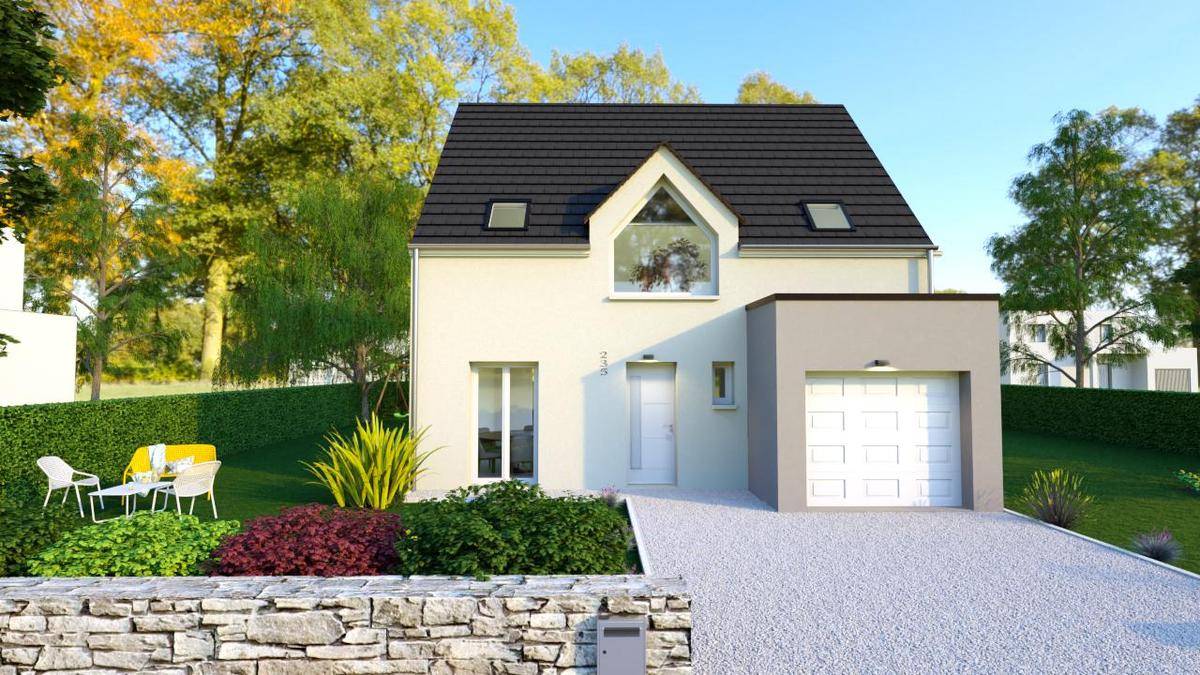 Programme terrain + maison à La Ferté-Gaucher en Seine-et-Marne (77) de 900 m² à vendre au prix de 257900€ - 2