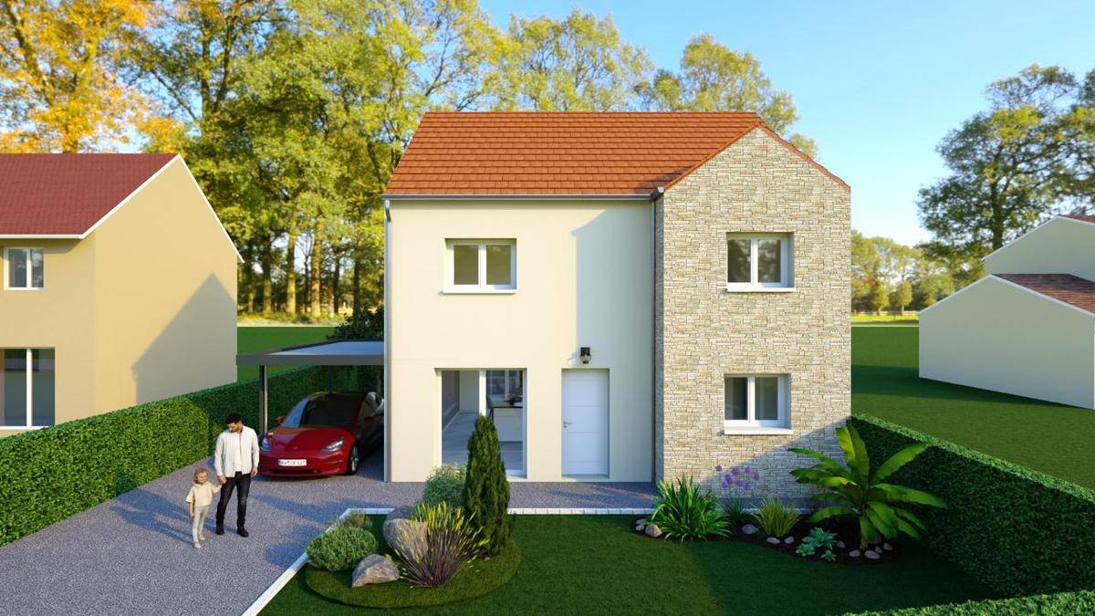 Programme terrain + maison à Herblay-sur-Seine en Val-d'Oise (95) de 417 m² à vendre au prix de 445000€ - 1