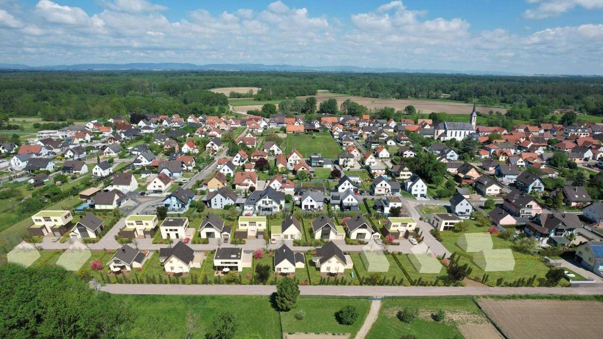 Terrain seul à Leutenheim en Bas-Rhin (67) de 512 m² à vendre au prix de 94000€ - 1