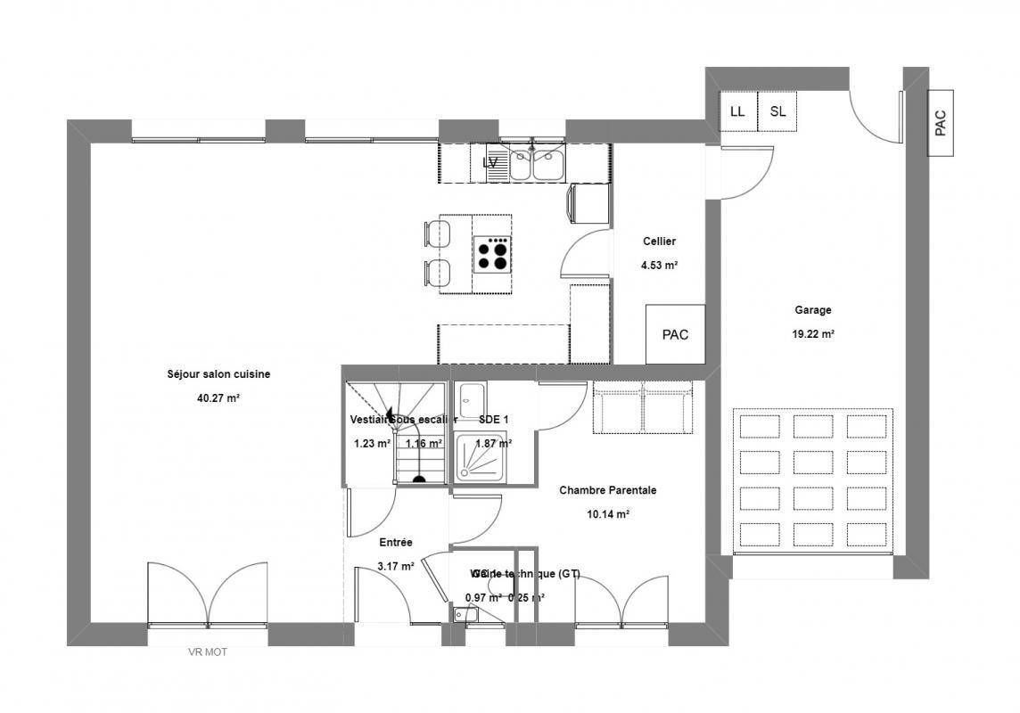 Programme terrain + maison à Clichy-sous-Bois en Seine-Saint-Denis (93) de 301 m² à vendre au prix de 533650€ - 3