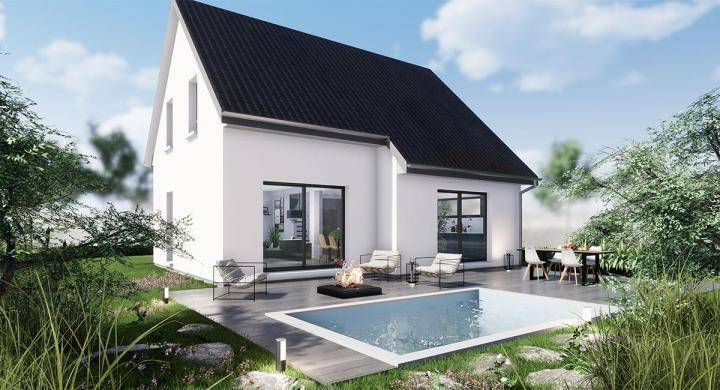 Programme terrain + maison à Habsheim en Haut-Rhin (68) de 439 m² à vendre au prix de 427800€ - 2