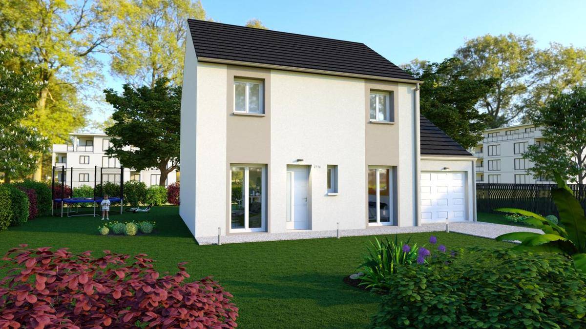 Programme terrain + maison à Boissy-Saint-Léger en Val-de-Marne (94) de 413 m² à vendre au prix de 366109€ - 1