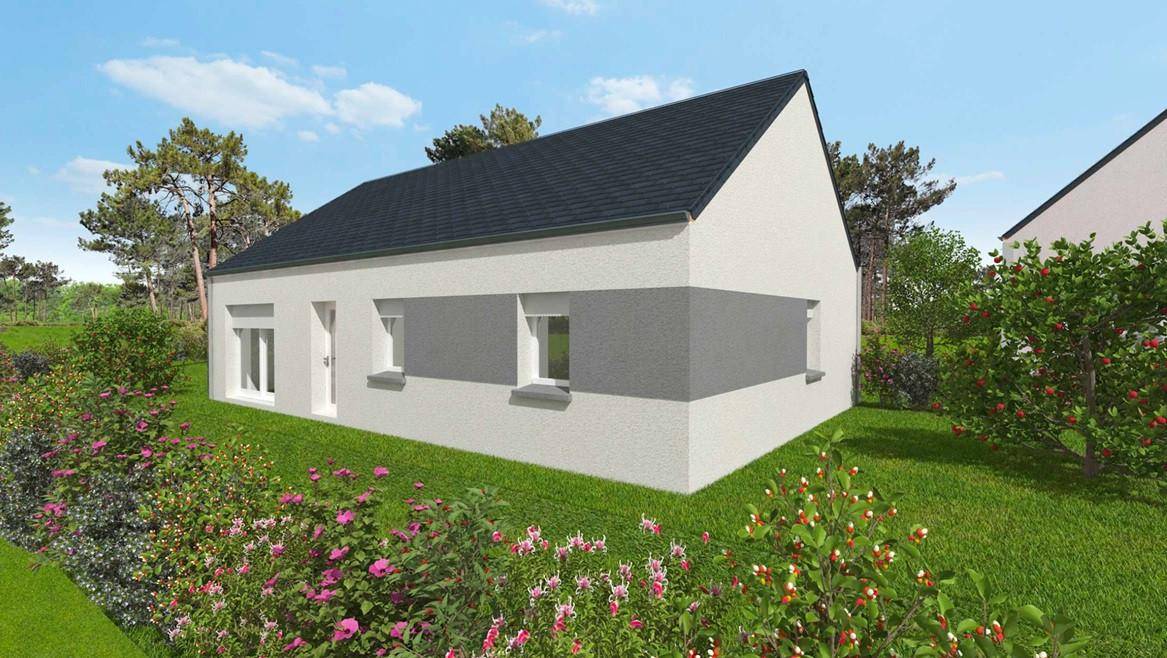 Programme terrain + maison à La Chapelle-des-Marais en Loire-Atlantique (44) de 93 m² à vendre au prix de 295000€ - 1