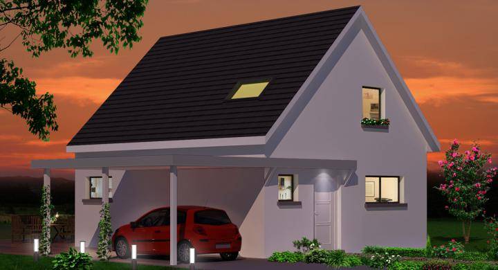 Programme terrain + maison à Haguenau en Bas-Rhin (67) de 425 m² à vendre au prix de 275800€ - 2