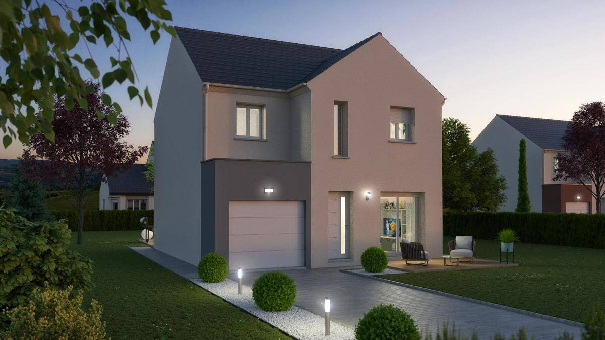 Programme terrain + maison à Château-Thierry en Aisne (02) de 709 m² à vendre au prix de 308455€ - 2