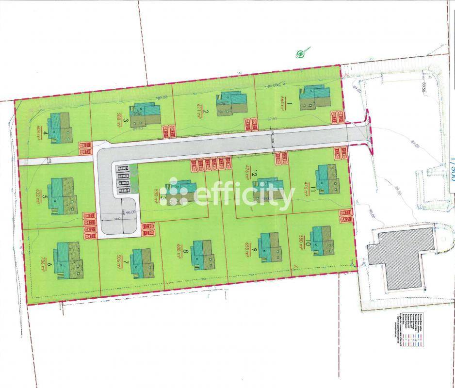 Terrain seul à Sainte-Suzanne-sur-Vire en Manche (50) de 704 m² à vendre au prix de 39500€