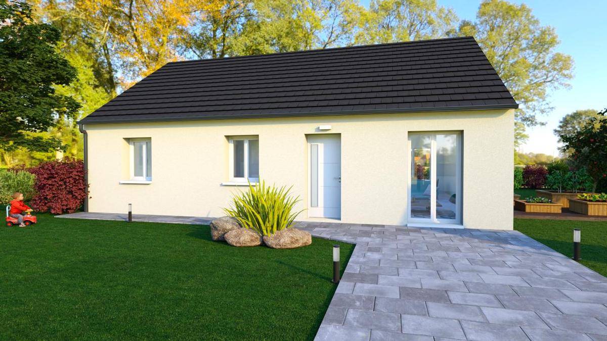 Programme terrain + maison à Lamotte-Brebière en Somme (80) de 722 m² à vendre au prix de 235927€ - 3