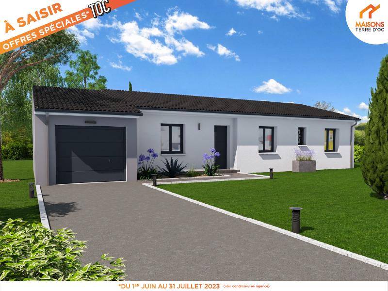 Programme terrain + maison à Mazamet en Tarn (81) de 1220 m² à vendre au prix de 207000€ - 1