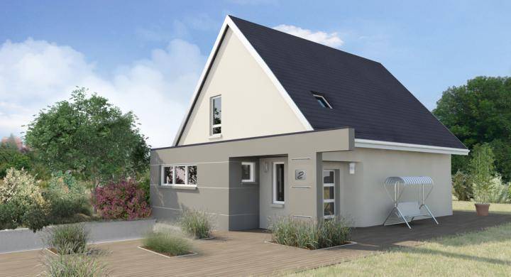 Programme terrain + maison à Schœnau en Bas-Rhin (67) de 900 m² à vendre au prix de 360500€ - 1