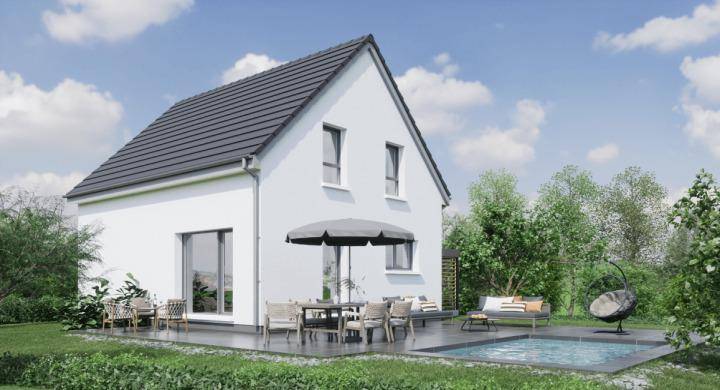 Programme terrain + maison à Lutzelhouse en Bas-Rhin (67) de 370 m² à vendre au prix de 275064€ - 1