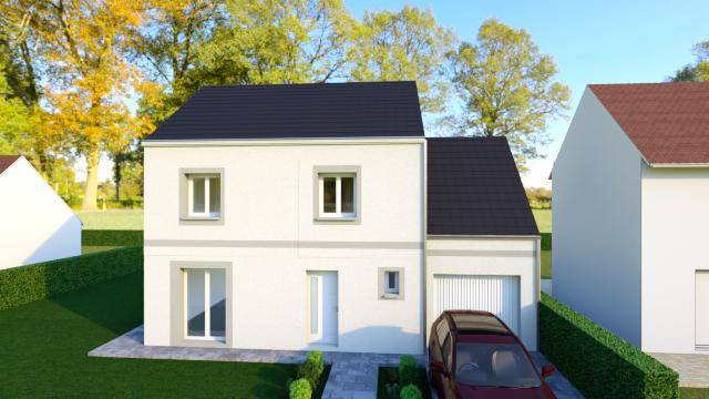 Programme terrain + maison à Carrières-sous-Poissy en Yvelines (78) de 279 m² à vendre au prix de 385500€ - 1