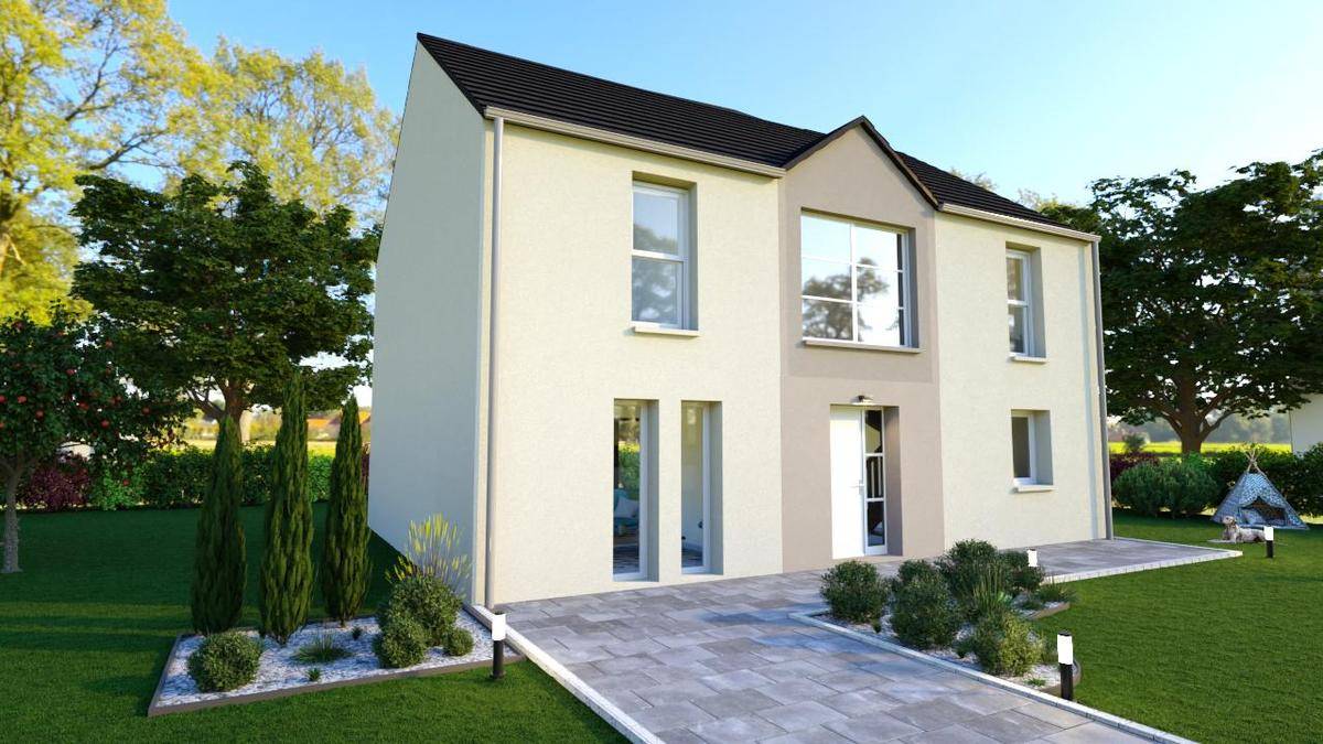 Programme terrain + maison à Moissy-Cramayel en Seine-et-Marne (77) de 241 m² à vendre au prix de 373500€ - 3