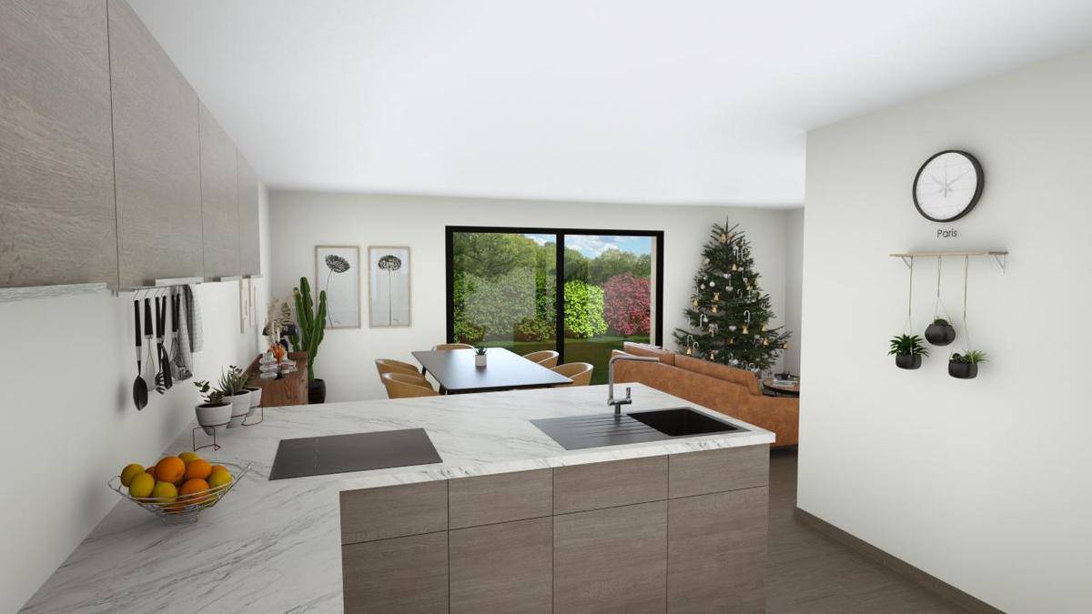 Programme terrain + maison à Issy-les-Moulineaux en Hauts-de-Seine (92) de 290 m² à vendre au prix de 1852657€ - 4